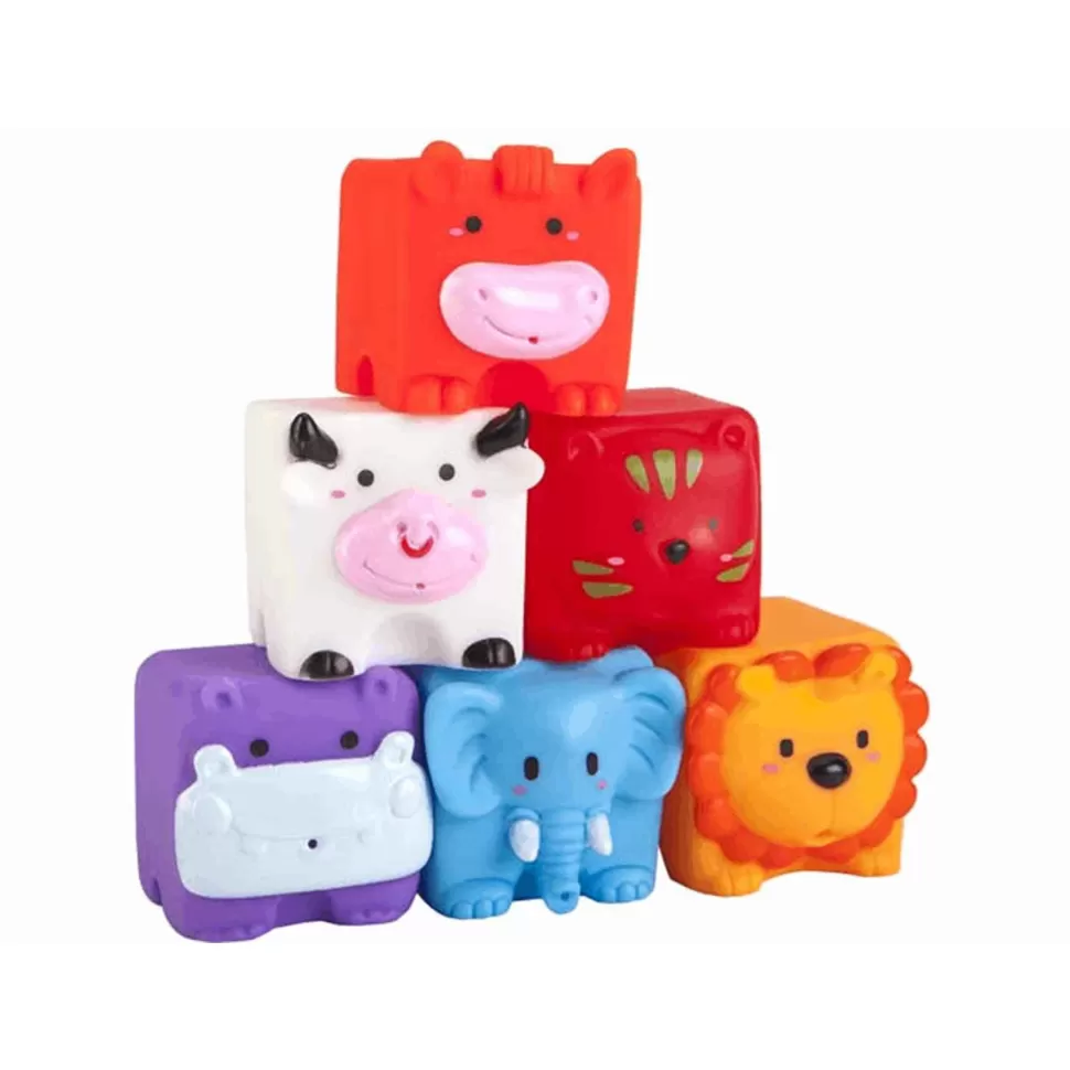 Petit Planet Set De Cubos Bano Apilables | Juguetes Para El Bano* Primera Infancia
