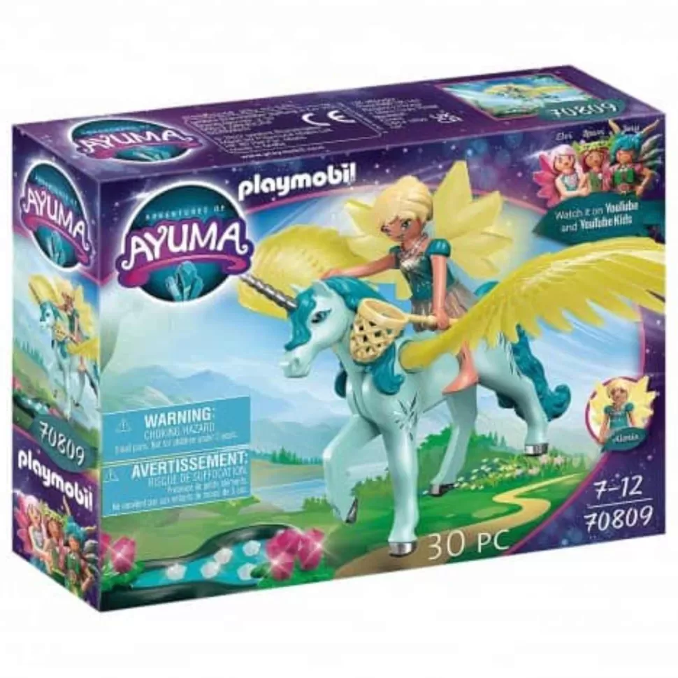 Playmobil Juegos De Construcción^ Ayuma Crystal Fairy Con Unicornio 70809