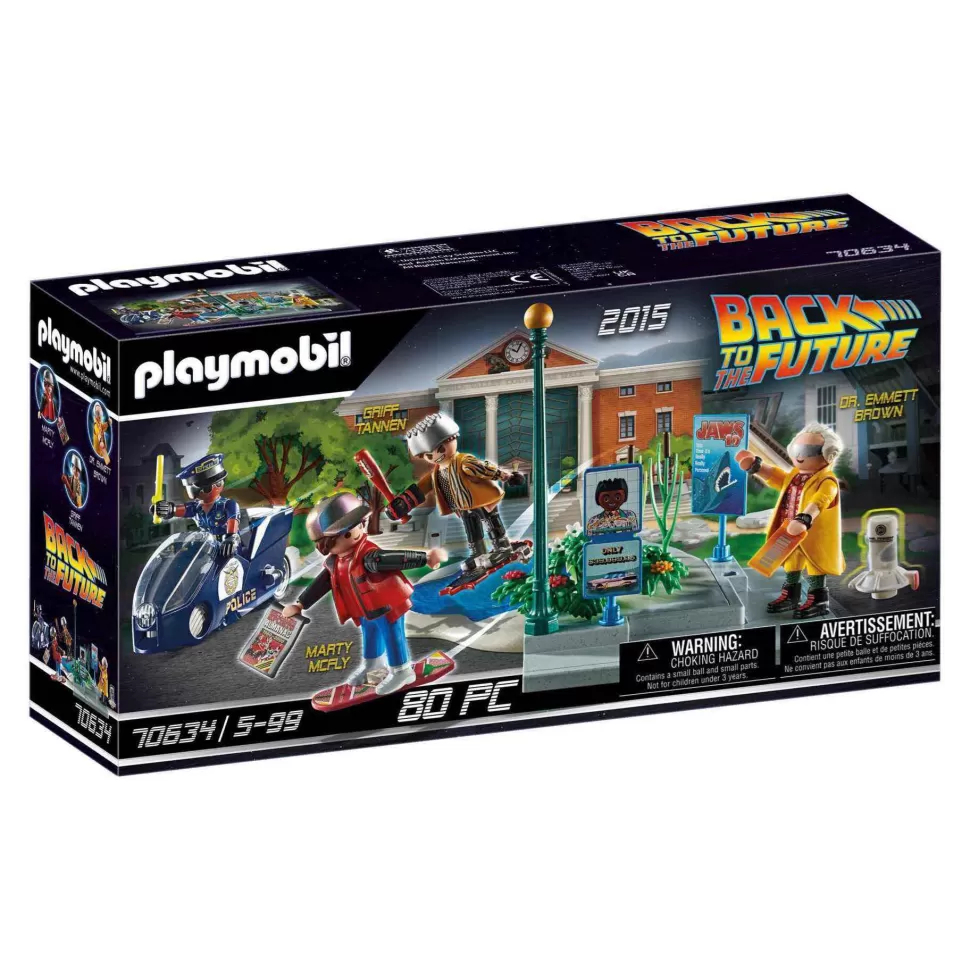 Playmobil Juegos De Construcción^ Back To The Future Parte Ii Persecucion En Monopatin 70634