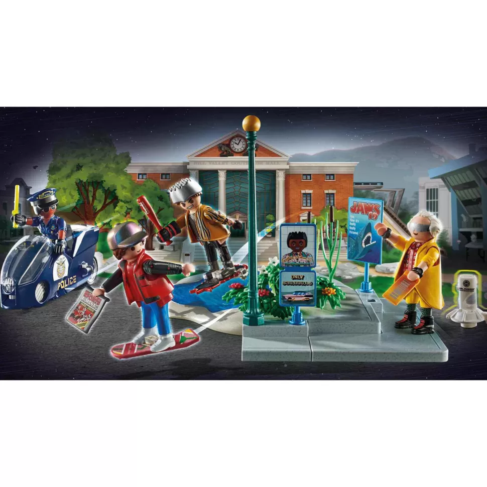 Playmobil Juegos De Construcción^ Back To The Future Parte Ii Persecucion En Monopatin 70634
