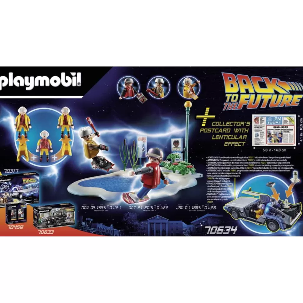 Playmobil Juegos De Construcción^ Back To The Future Parte Ii Persecucion En Monopatin 70634