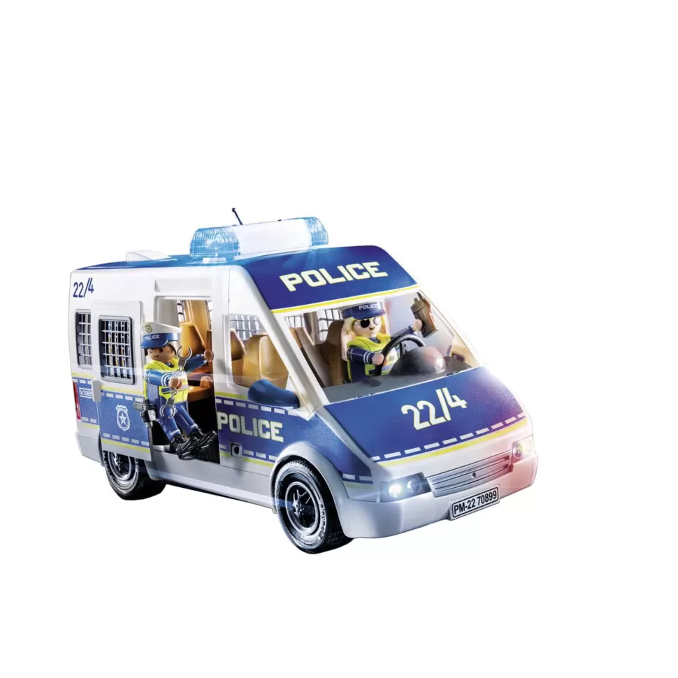 Playmobil City Action Coche De Policia Con Luz Y Sonido* Juegos De Construcción