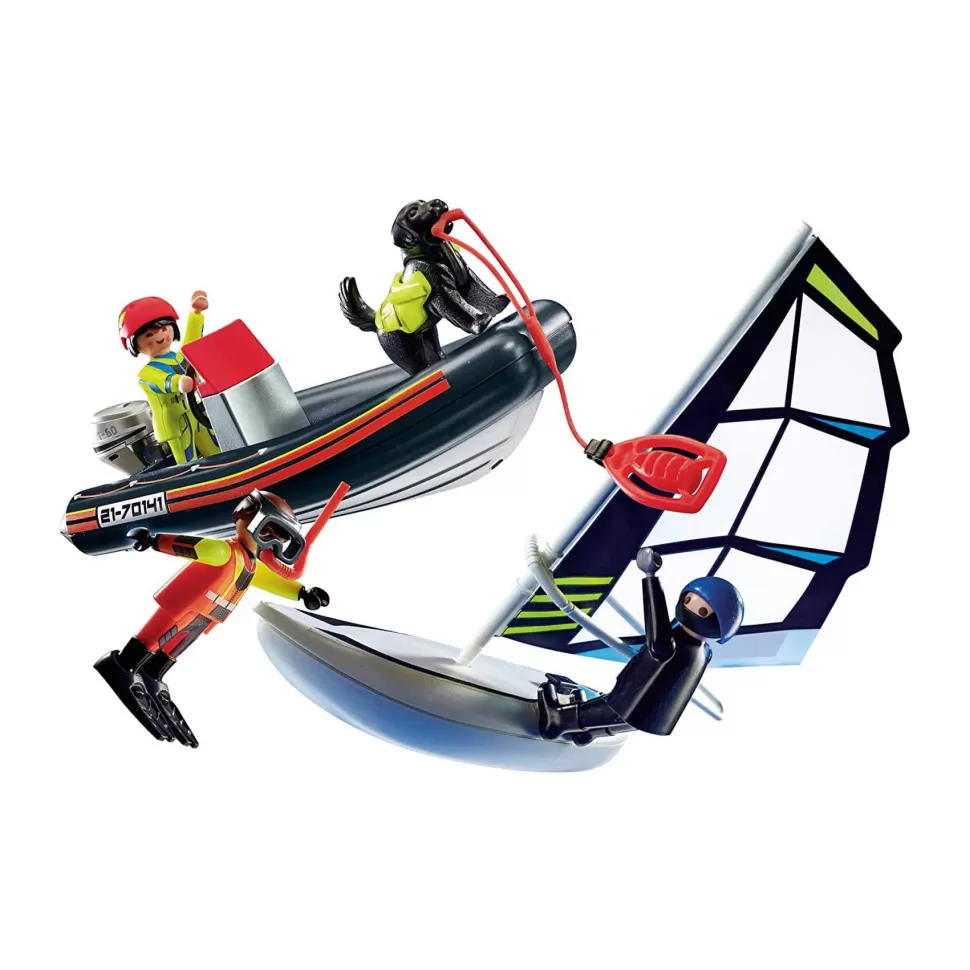 Playmobil City Action Rescate Maritimo Rescate Polar Con Bote 70141* Juegos De Construcción