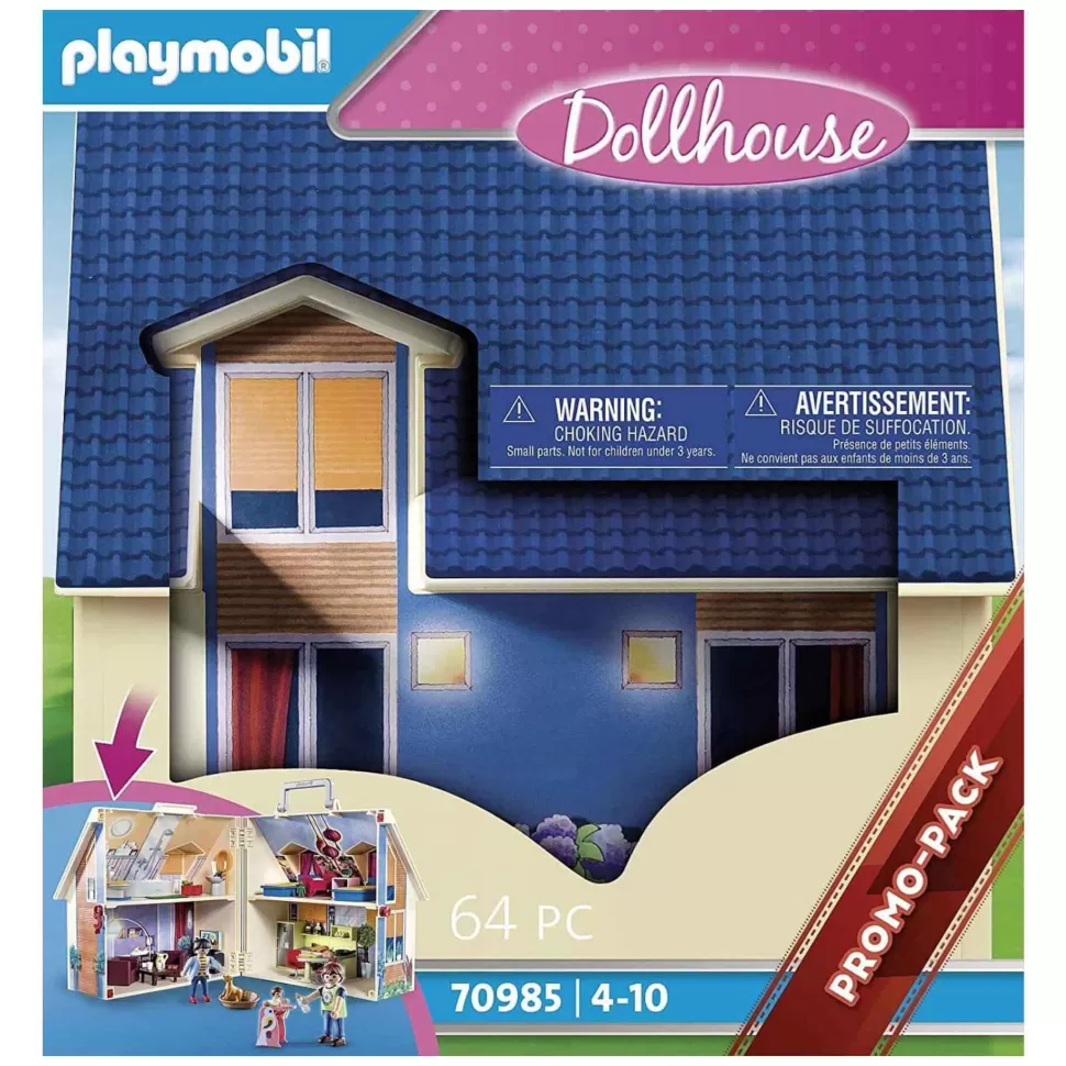 Playmobil City Life Casa Muñecas Maletin Con Mango Plegable 70985* Juegos De Construcción