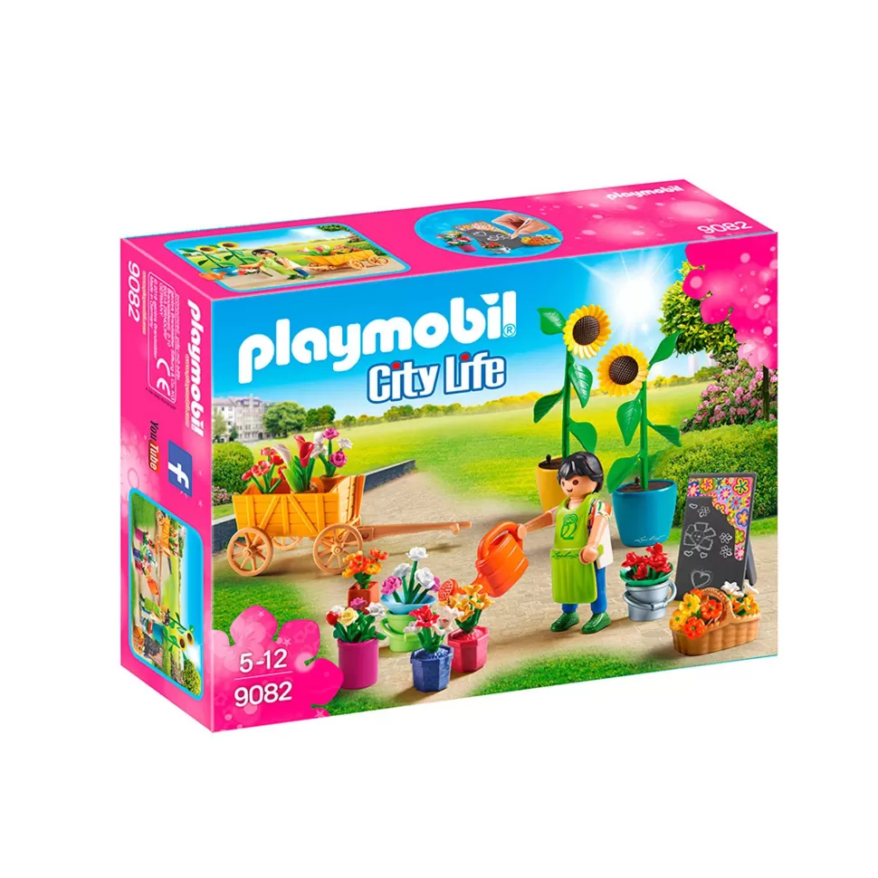 Playmobil Juegos De Construcción^ City Life Tienda De Flores 9082