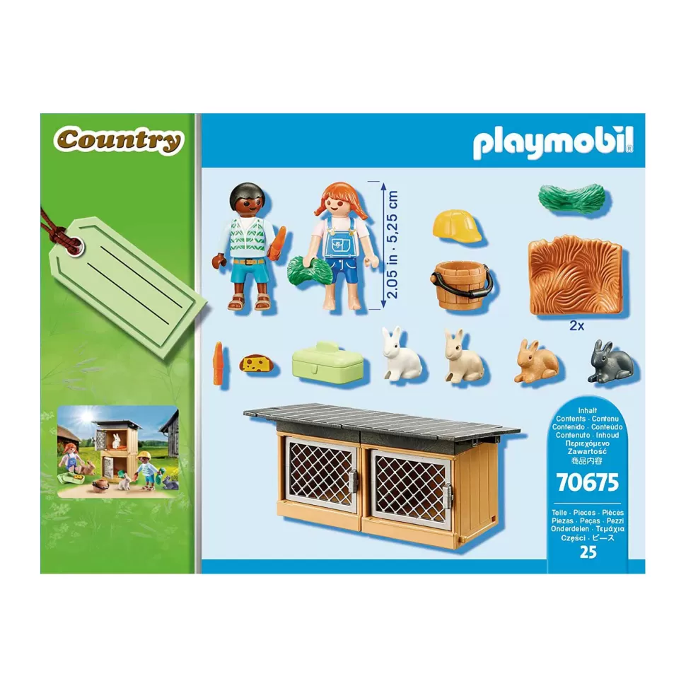 Playmobil Country Set De Regalo Alimentar A Los Conejos 70675* Juegos De Construcción