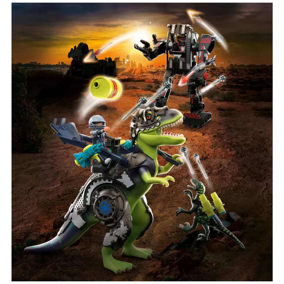 Playmobil Juegos De Construcción^ Dino Rise T-Rex Batalla De Los Gigantes 70624