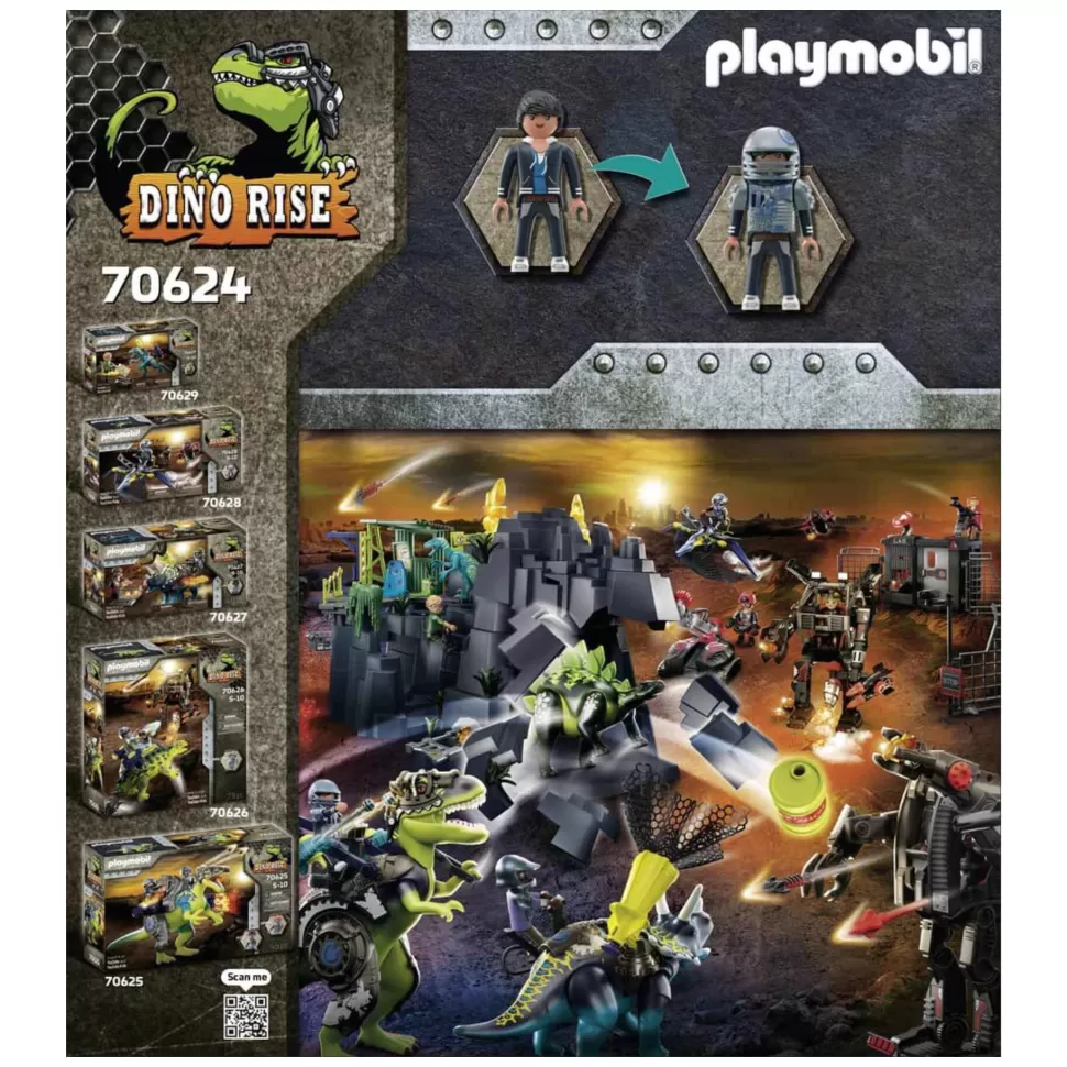 Playmobil Juegos De Construcción^ Dino Rise T-Rex Batalla De Los Gigantes 70624