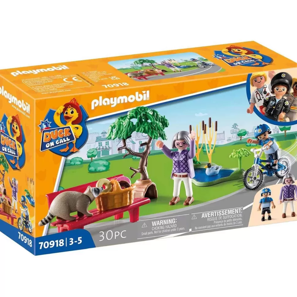 Playmobil Duck On Call Accion Policial Atrapa Al Ladron 70918* Juegos De Construcción
