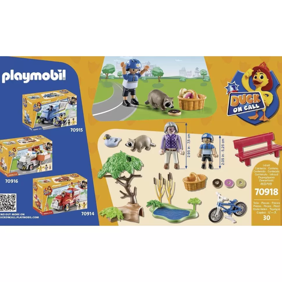 Playmobil Duck On Call Accion Policial Atrapa Al Ladron 70918* Juegos De Construcción