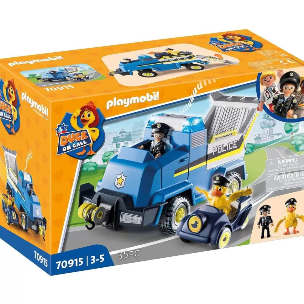 Playmobil Duck On Call Vehiculo De Emergencia De La Policia 70915* Juegos De Construcción