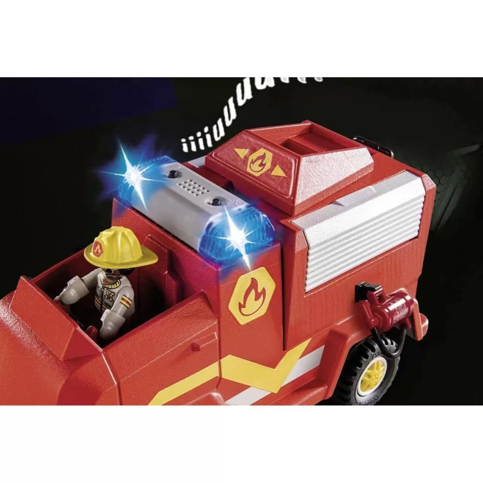 Playmobil Duck On Call Vehiculo De Emergencia De Los Bomberos 70914* Juegos De Construcción