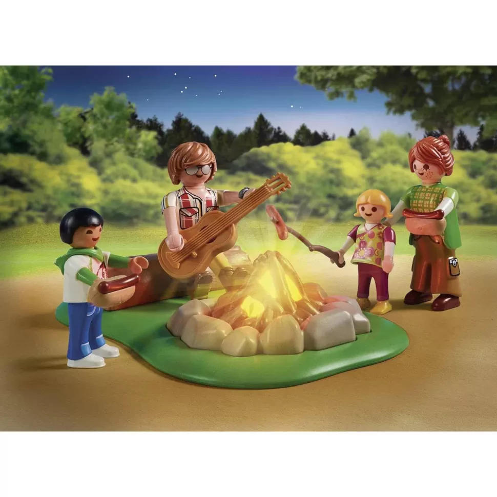 Playmobil Juegos De Construcción^ Family Fun Aventura En La Casa Del Arbol Con Tobogan 71001