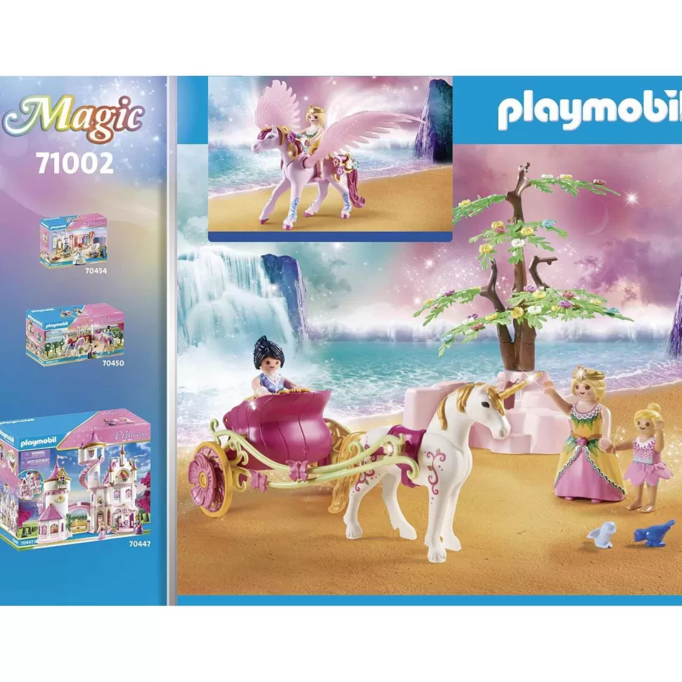 Playmobil Juegos De Construcción^ Magic Carroza Unicornio Con Pegaso 71002