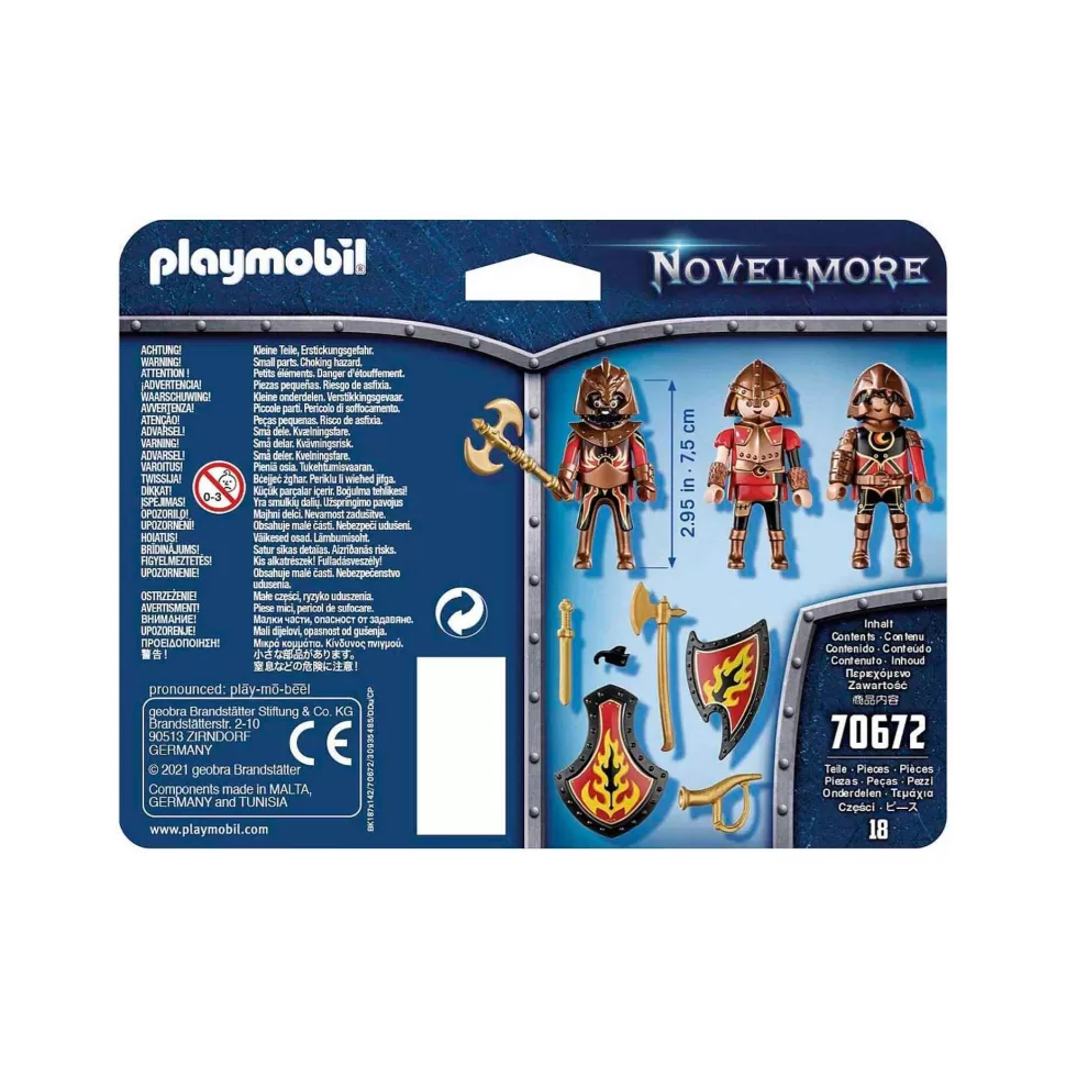 Playmobil Juegos De Construcción^ Novelmore Set De 3 Bandidos De Burnham 70644