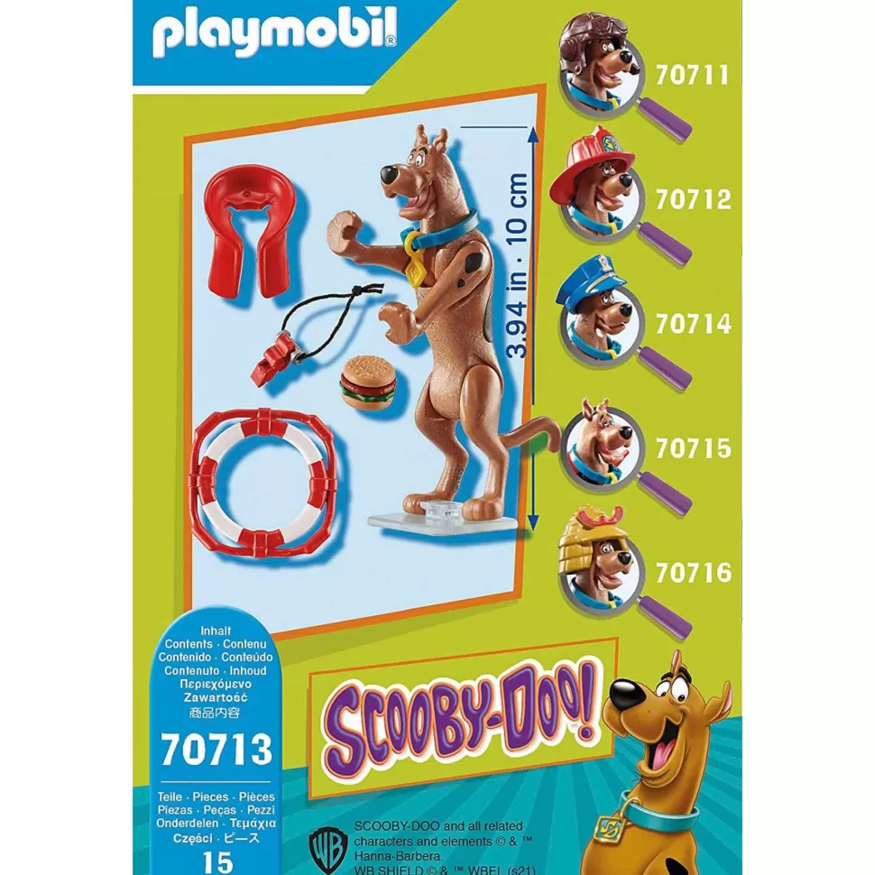 Playmobil Juegos De Construcción^ Scooby Doo! Figura Coleccionable Socorrista 70713