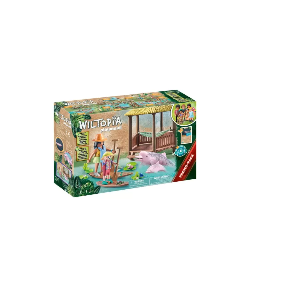 Playmobil Juegos De Construcción^ Wiltopia Tour De Remo Con Los Delfines De Rio 71143