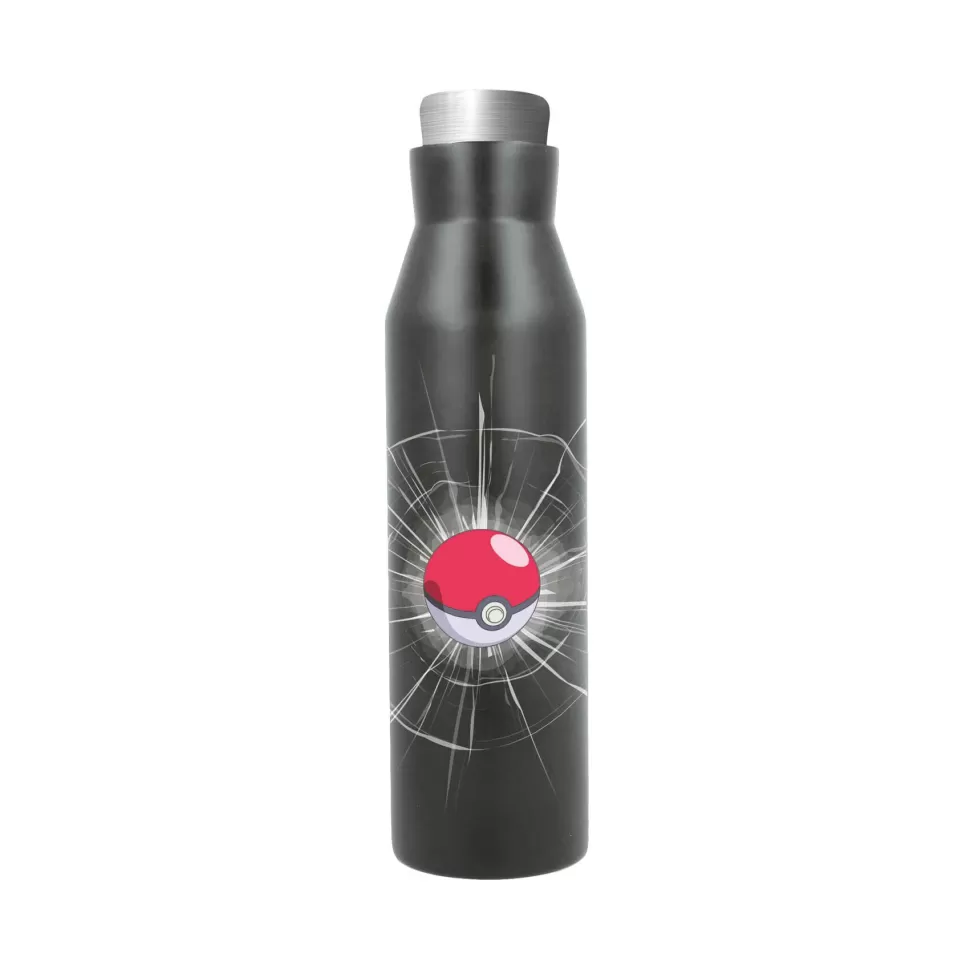 Pokemon Botella Termo Diabolo De Acero Inoxidable Pokeball 580 Ml* Vuelta Al Cole