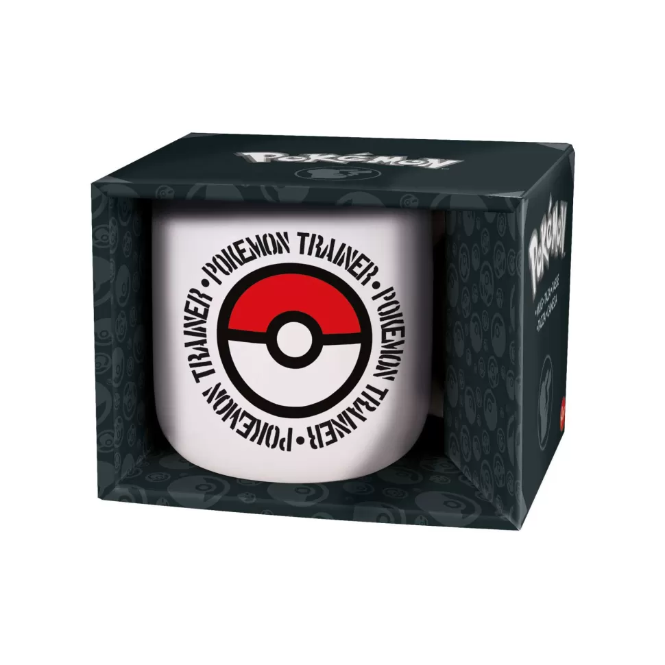 Pokemon Taza Ceramica De Desayuno Pokeball 400 Ml En Caja Regalo* Vuelta Al Cole