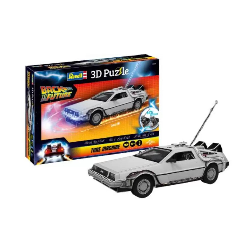 Películas y Series Juegos De Construcción^Puzzle 3D Delorean Back To The Future 157 Piezas