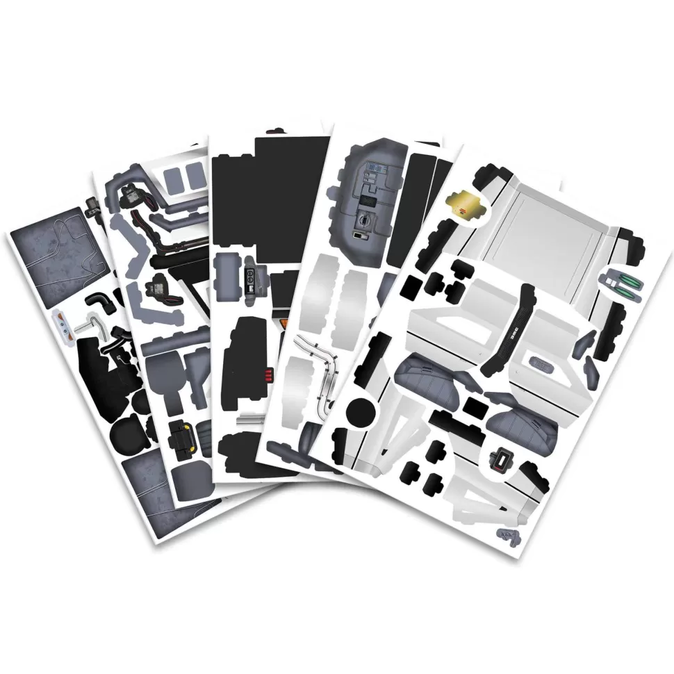 Películas y Series Juegos De Construcción^Puzzle 3D Delorean Back To The Future 157 Piezas