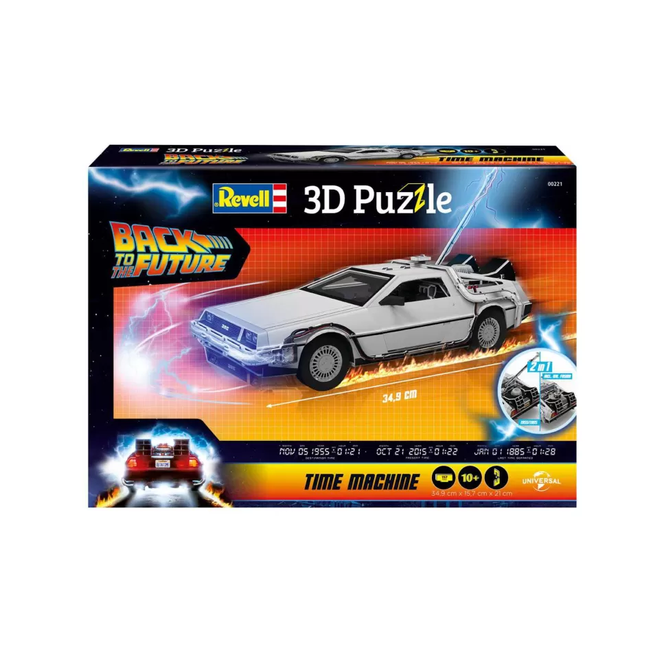 Películas y Series Juegos De Construcción^Puzzle 3D Delorean Back To The Future 157 Piezas