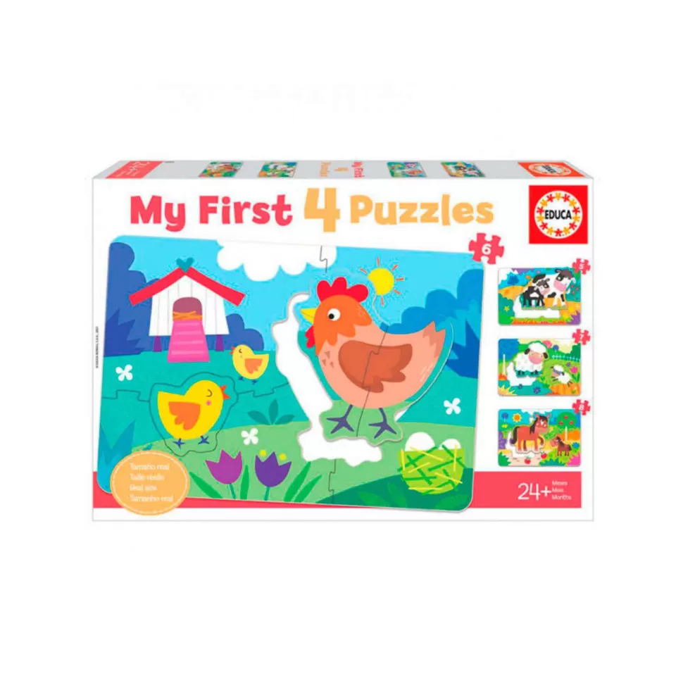 Educa Borras Puzzle Progresivo 5 6 7 8 Piezas Mamas Y Bebes My First Puzzle* Puzzles Y Educativos