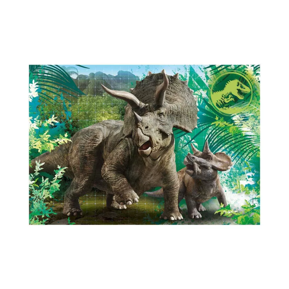 Jurassic World Puzzle Supercolor 3X48 Piezas* Puzzles Y Educativos