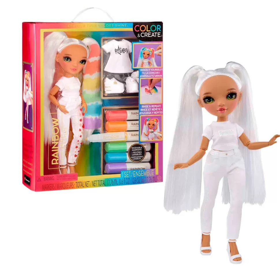 Rainbow High Muñecas^ Color Y Create Green Eyes 500407