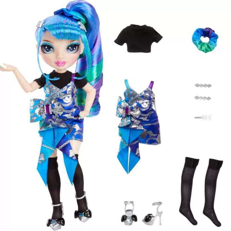 Rainbow High Junior High Edicion Especial Muneca De Moda - Holly De´Vious (Azul)* Muñecas