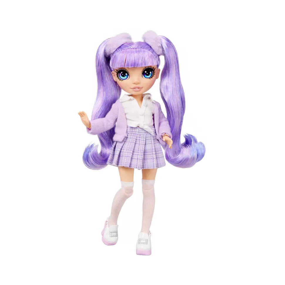 Rainbow High Junior High Fashion Muneca Violet Willow Purple* Muñecas