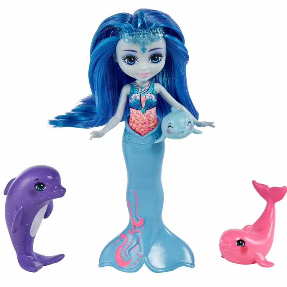 Enchantimals Royal Ocean Kingdom Muneca Dorinda Dolphin Con Mascota 4 Anos* Muñecas