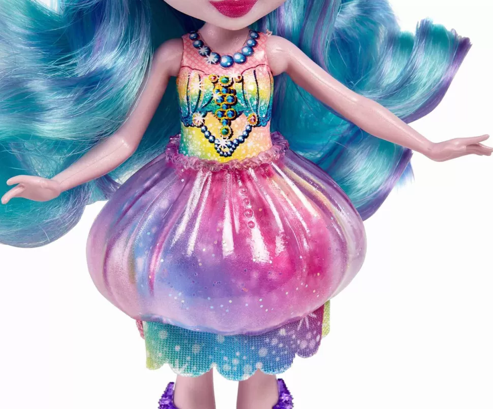 Enchantimals Royal Ocean Kingdom Muneca Jelanie Jellyfish Con Mascota 4 Anos* Muñecas