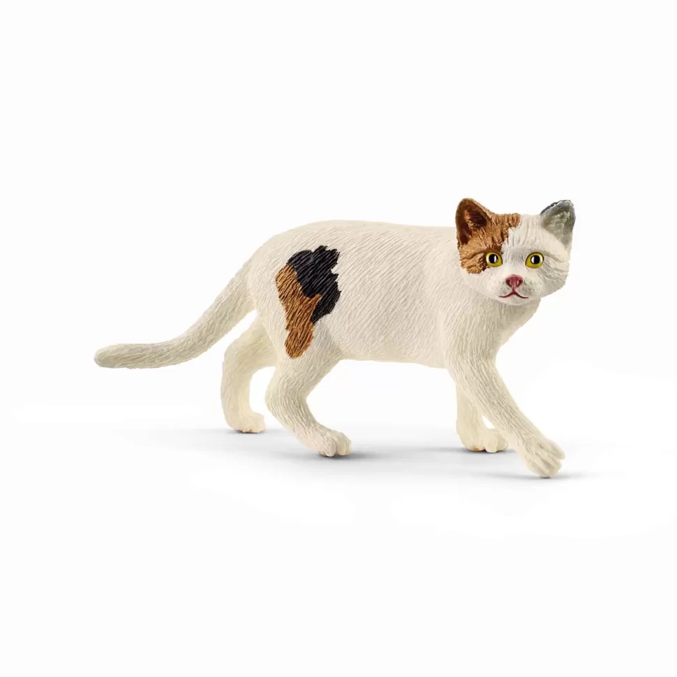 Schleich Figura Gato De Pelo Corto Americano* Figuras Y Minimundos