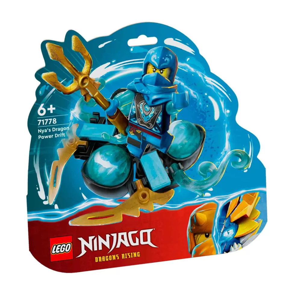 * Juegos De Construcción^Set De Juguete De Construcción Ninjago 71778 Nya Dragon Power: Derrape Spinjitzu (57 Piezas)