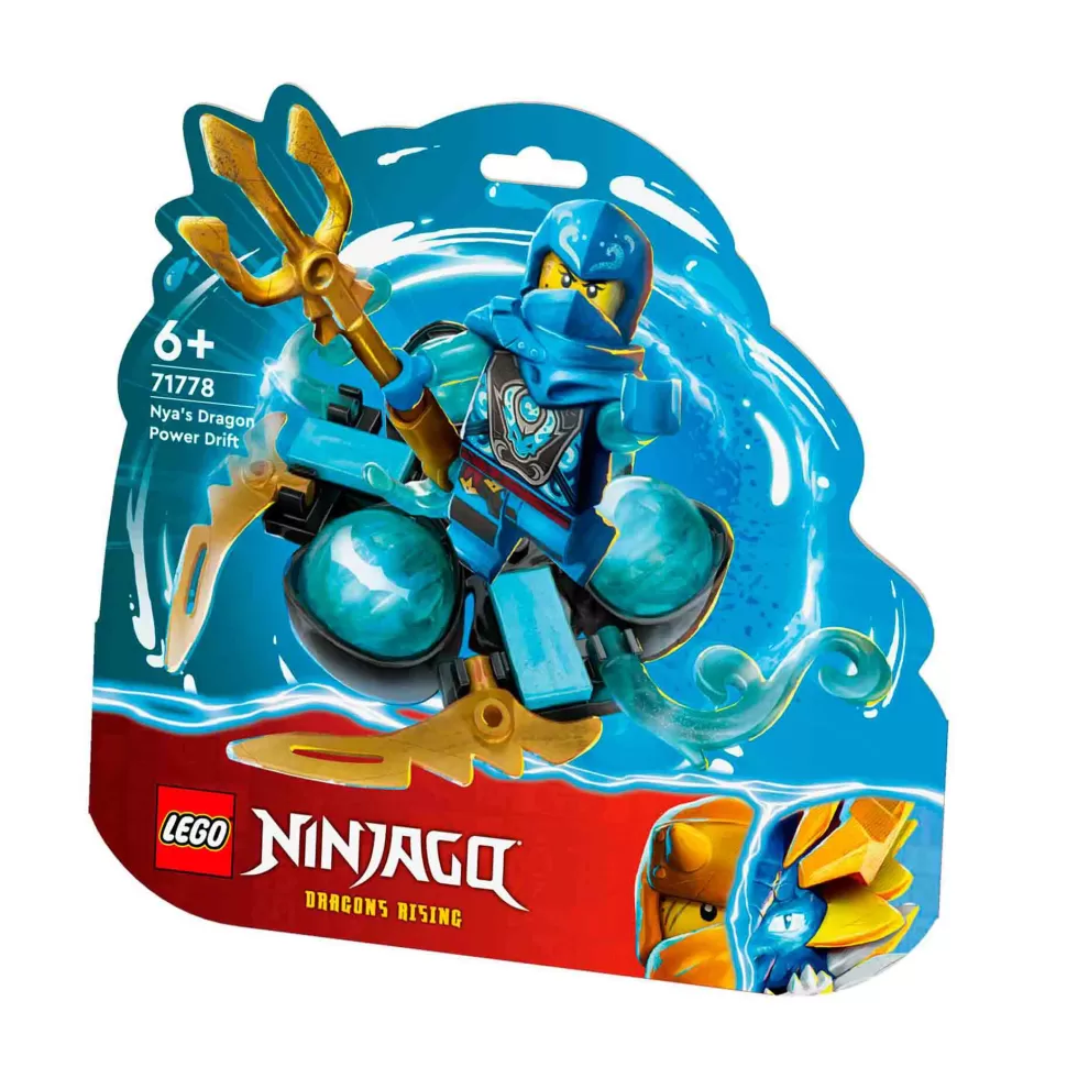 * Juegos De Construcción^Set De Juguete De Construcción Ninjago 71778 Nya Dragon Power: Derrape Spinjitzu (57 Piezas)