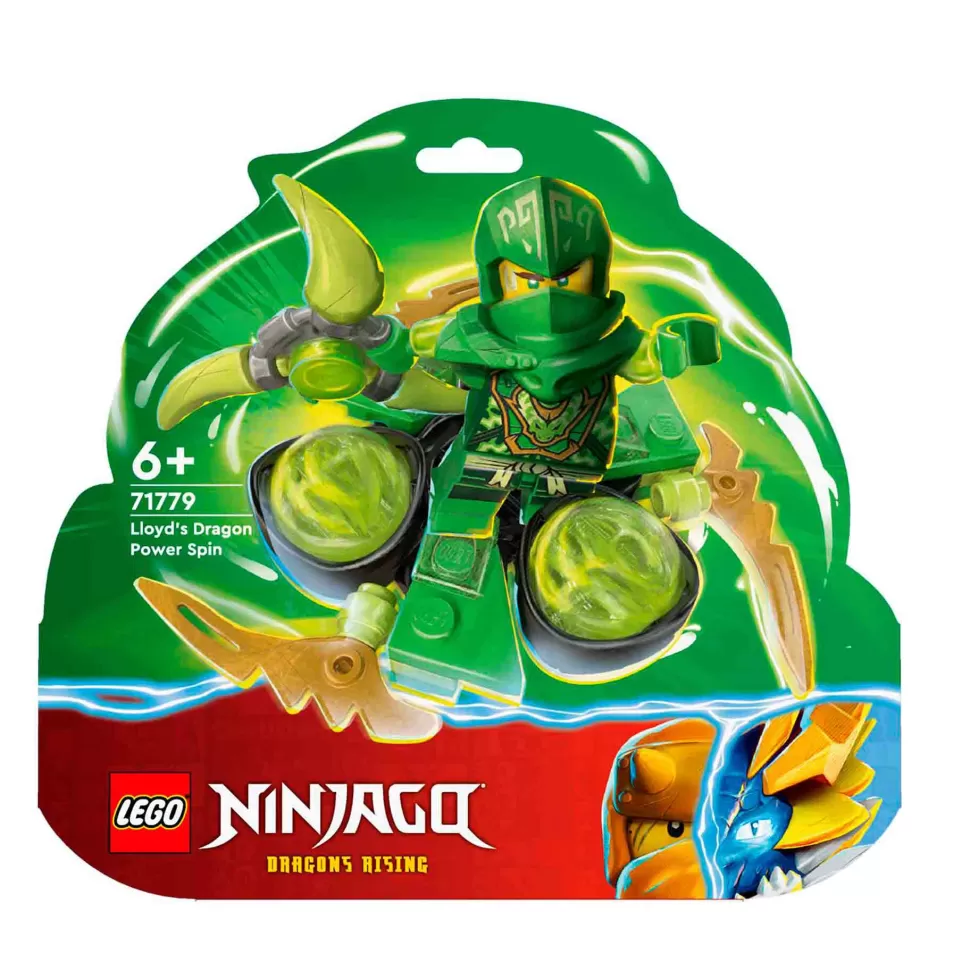 * Set De Juguete De Construcción Ninjago 71779 Lloyd Dragon Power: Ciclon Spinjitzu (56 Piezas)* Juegos De Construcción