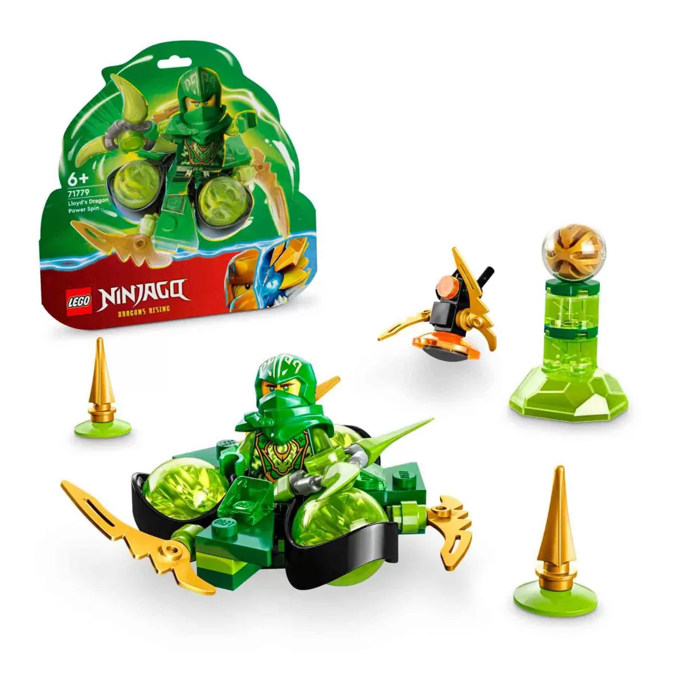 * Set De Juguete De Construcción Ninjago 71779 Lloyd Dragon Power: Ciclon Spinjitzu (56 Piezas)* Juegos De Construcción