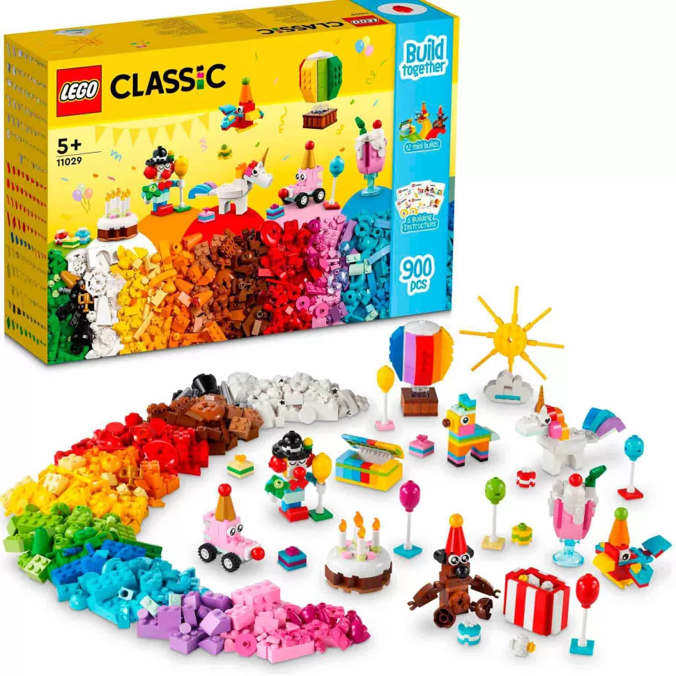 * Juegos De Construcción^Set De Juguete Para Construir Classic 11029 Caja Creativa: Fiesta (900 Piezas)
