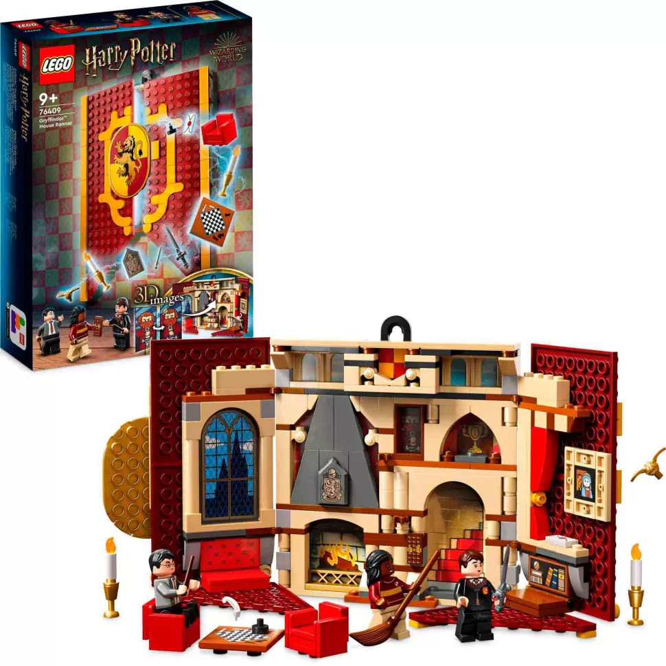 * Set De Juguete Para Construir Harry Potter 76409 Estandarte De La Casa Gryffindor (285 Piezas)* Juegos De Construcción