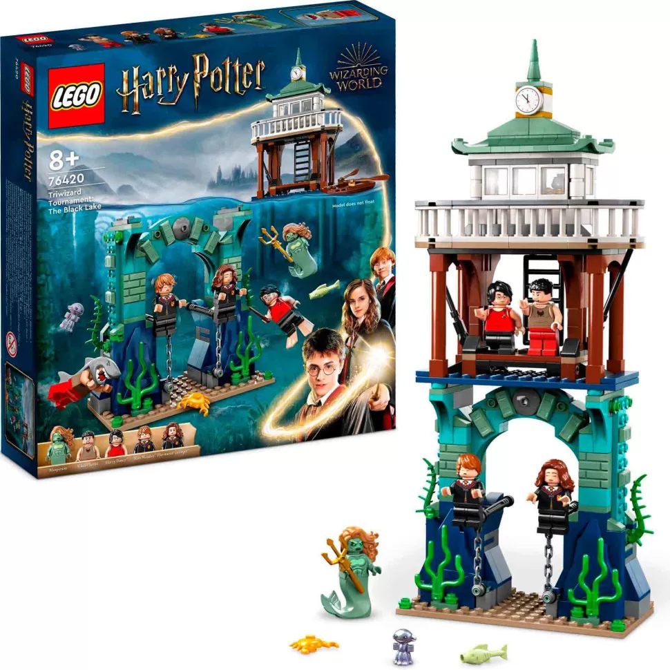 * Set De Juguete Para Construir Harry Potter 76420 Torneo De Los Tres Magos: El Lago Negro (349 P* Juegos De Construcción
