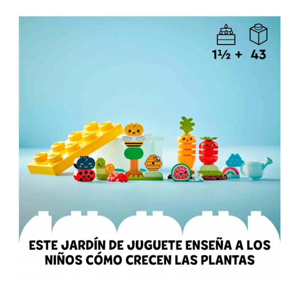 * Set De Juguete Para Construir Mi Primer Duplo 10984 Huerto Organico (43 Piezas)* Juegos De Construcción