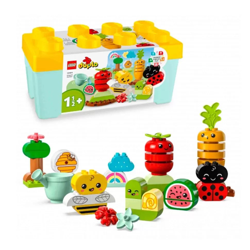 * Set De Juguete Para Construir Mi Primer Duplo 10984 Huerto Organico (43 Piezas)* Juegos De Construcción