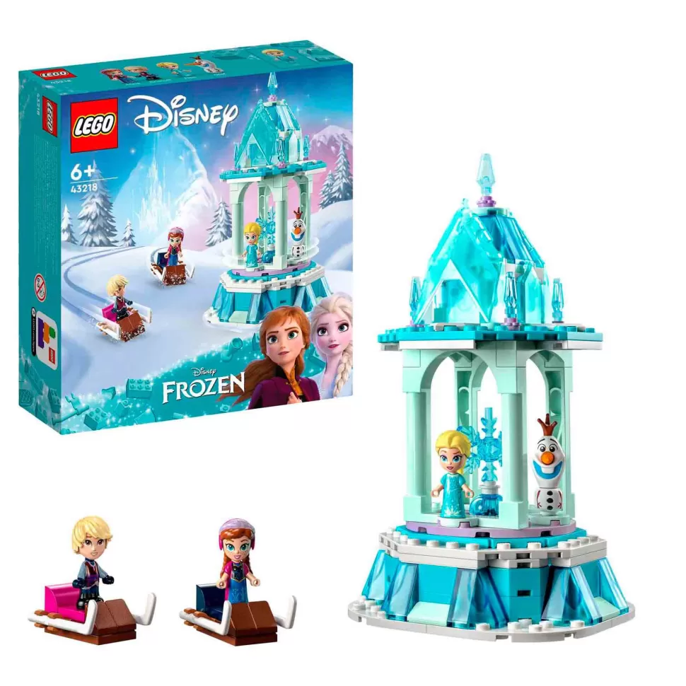 * Juegos De Construcción^Set De Juguetes De Construcción | 43218 Tiovivo Magico De Anna Y Elsa (175 Piezas)