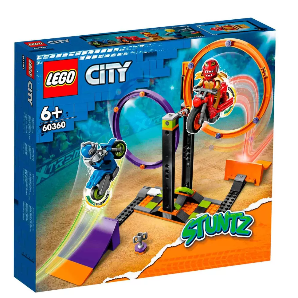 * Set De Juguetes De Construcción City 60360 Desafio Acrobatico: Anillos Giratorios (117 Piezas)* Juegos De Construcción