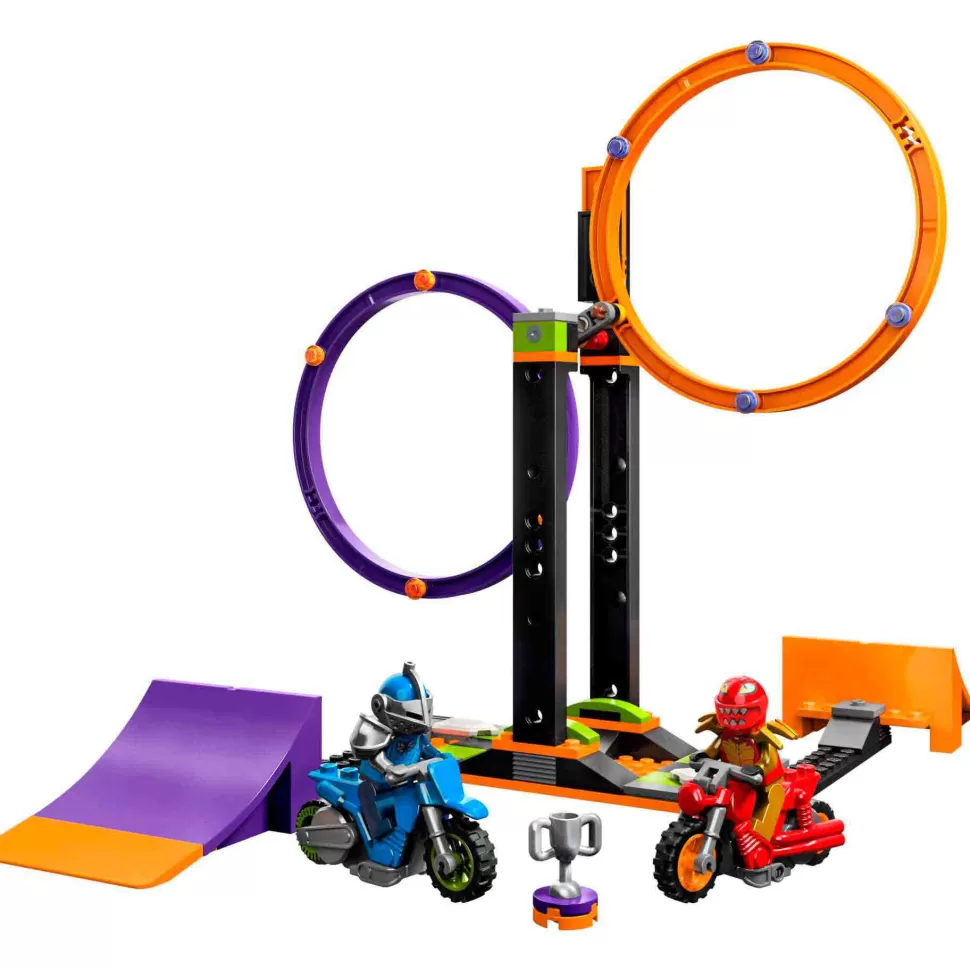 * Set De Juguetes De Construcción City 60360 Desafio Acrobatico: Anillos Giratorios (117 Piezas)* Juegos De Construcción