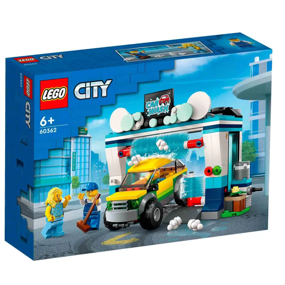 * Juegos De Construcción^Set De Juguetes De Construcción City 60362 Autolavado (243 Piezas)