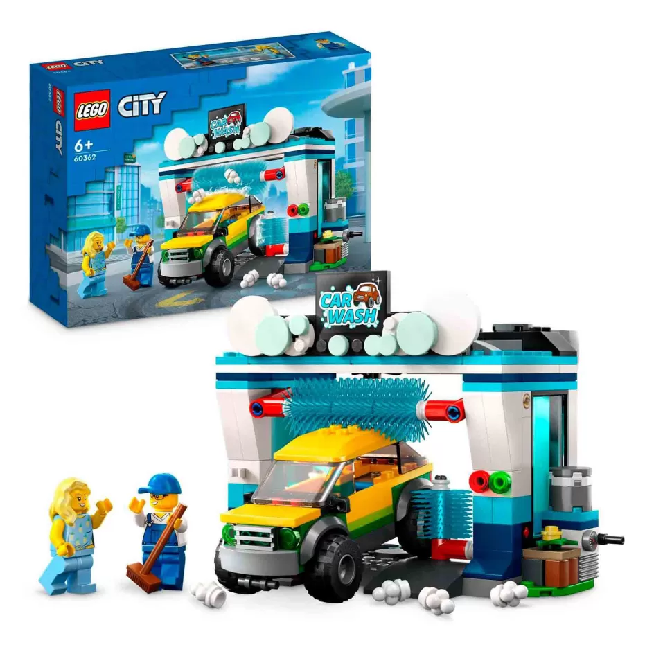 * Juegos De Construcción^Set De Juguetes De Construcción City 60362 Autolavado (243 Piezas)