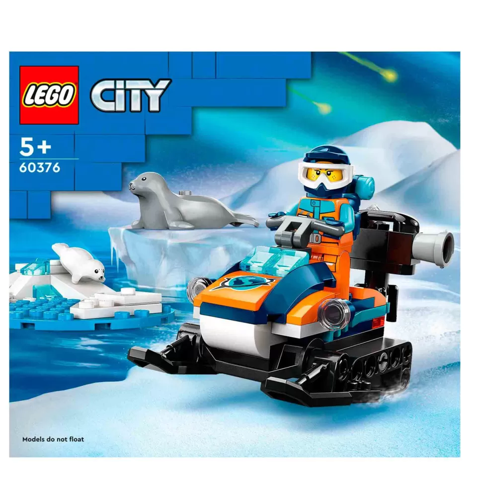 * Juegos De Construcción^Set De Juguetes De Construcción City 60376 Exploradores Del Artico: Motonieve (70 Piezas)