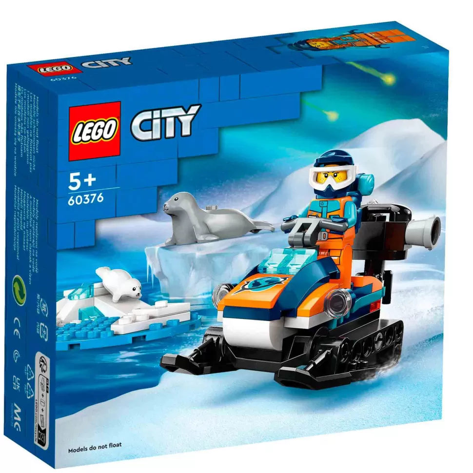 * Juegos De Construcción^Set De Juguetes De Construcción City 60376 Exploradores Del Artico: Motonieve (70 Piezas)